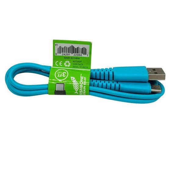 Hottips 3ft Type C Cable in Countertop Tray Display