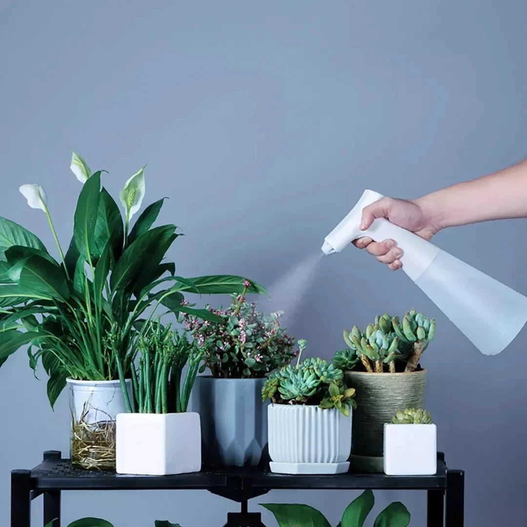 XiaoDa Electric Watering Can Portable USB Type-C Rechargeable Nano Steam Water Spray Bottle Plant Gardens 550ml/900ml