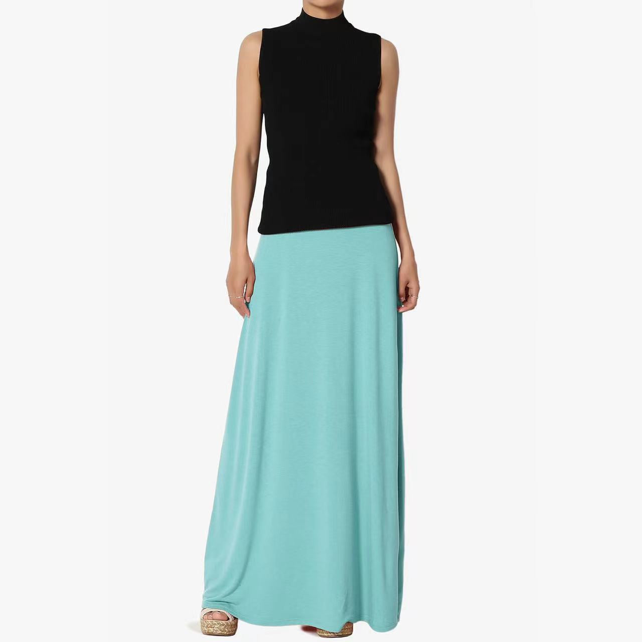 Cross-Border Foreign Trade European and American Clothing Amazon Spring and Summer Autumn and Winter New Home Casual High Waist Hip Half Body