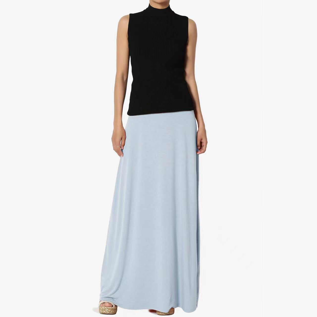 Cross-Border Foreign Trade European and American Clothing Amazon Spring and Summer Autumn and Winter New Home Casual High Waist Hip Half Body