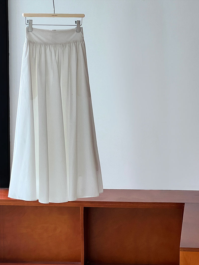 Luxi 2026 Spring New French Style High-End Pink A-Line Pleated Skirt 73212
