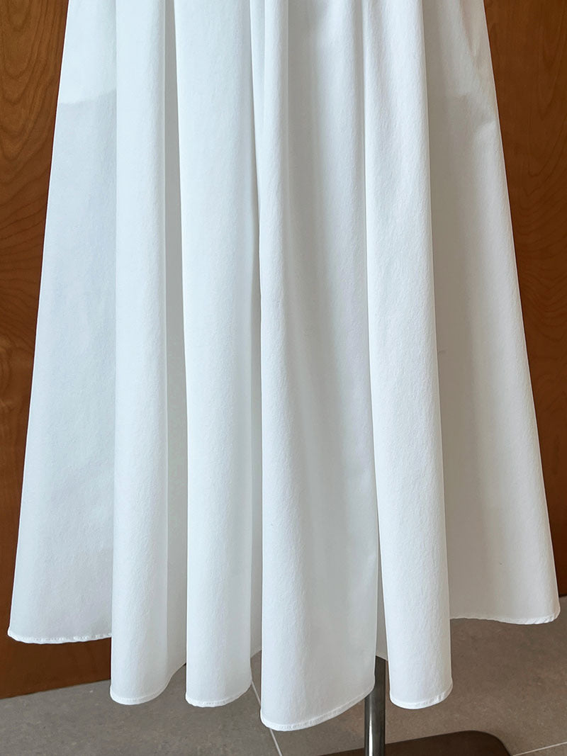 Luxi 2026 Spring New French Style High-End Pink A-Line Pleated Skirt 73212