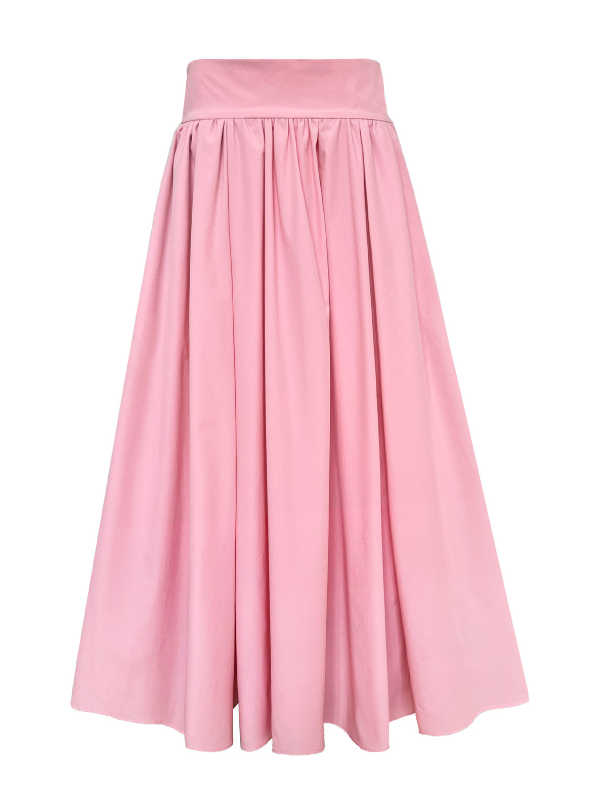 Luxi 2026 Spring New French Style High-End Pink A-Line Pleated Skirt 73212