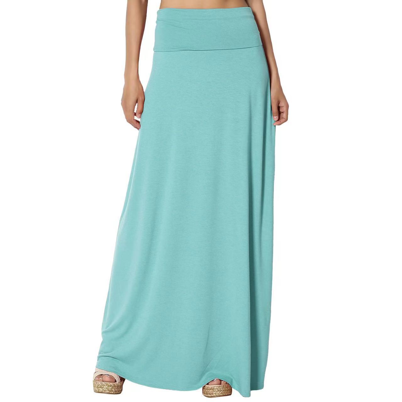 Cross-Border Foreign Trade European and American Clothing Amazon Spring and Summer Autumn and Winter New Home Casual High Waist Hip Half Body