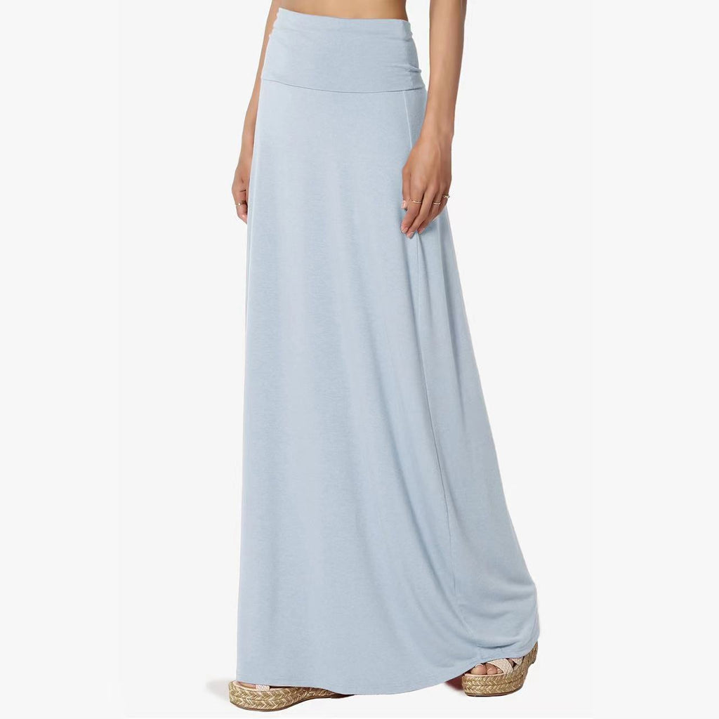 Cross-Border Foreign Trade European and American Clothing Amazon Spring and Summer Autumn and Winter New Home Casual High Waist Hip Half Body