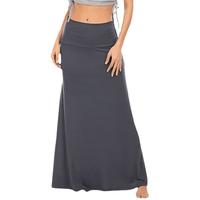 Cross-Border Foreign Trade European and American Clothing Amazon Spring and Summer Autumn and Winter New Home Casual High Waist Hip Half Body