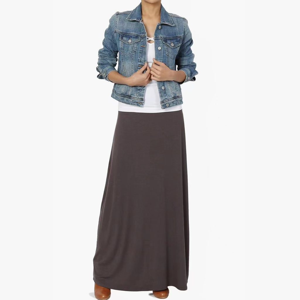 Cross-Border Foreign Trade European and American Clothing Amazon Spring and Summer Autumn and Winter New Home Casual High Waist Hip Half Body