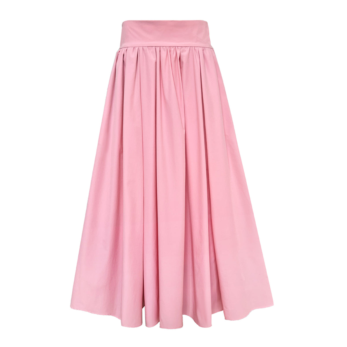 Luxi 2026 Spring New French Style High-End Pink A-Line Pleated Skirt 73212