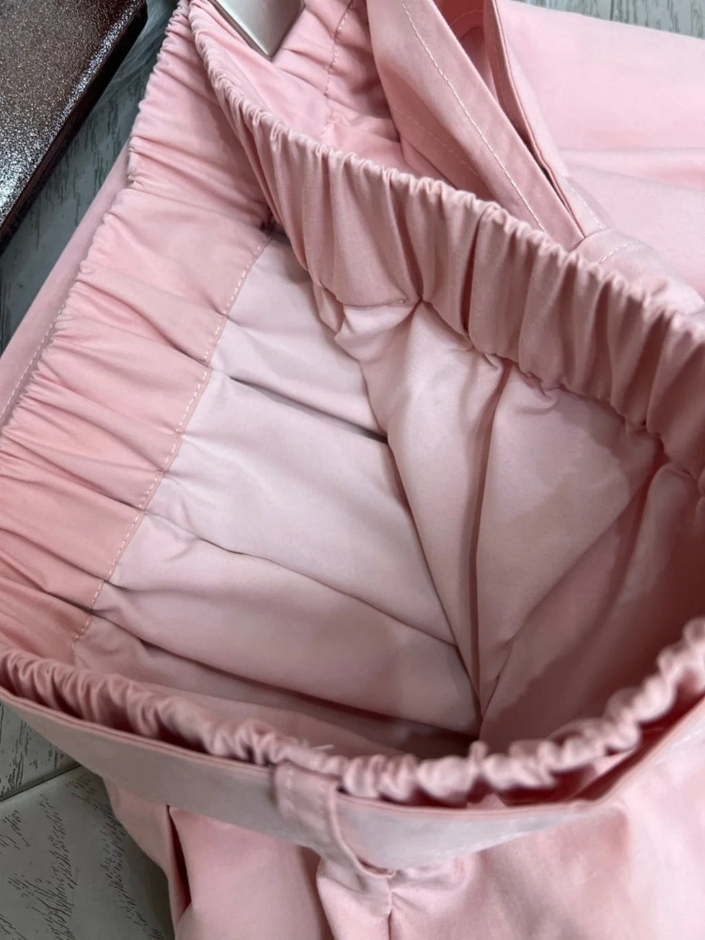 Women's Summer New Lotus Pink Belted A-Line Flared Skirt