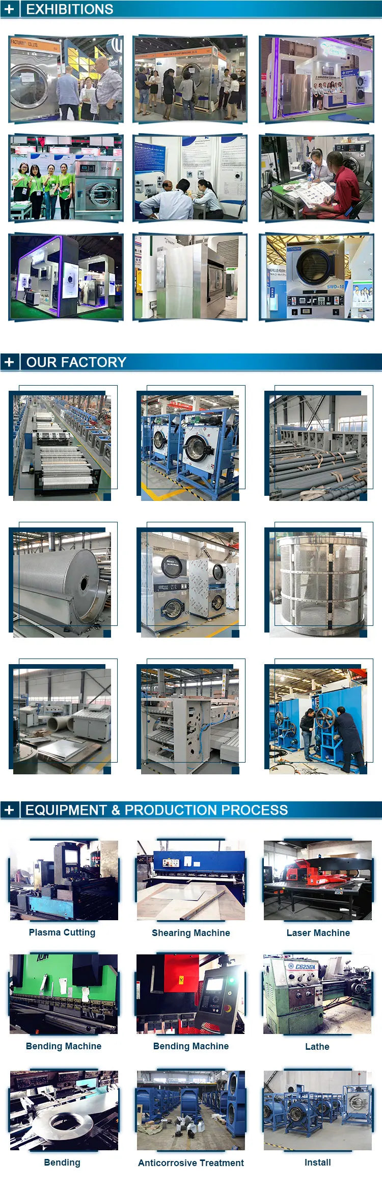 Flying Fish Hot Point Heavy Duty Washing Machines 100KG For Laundry Shop
