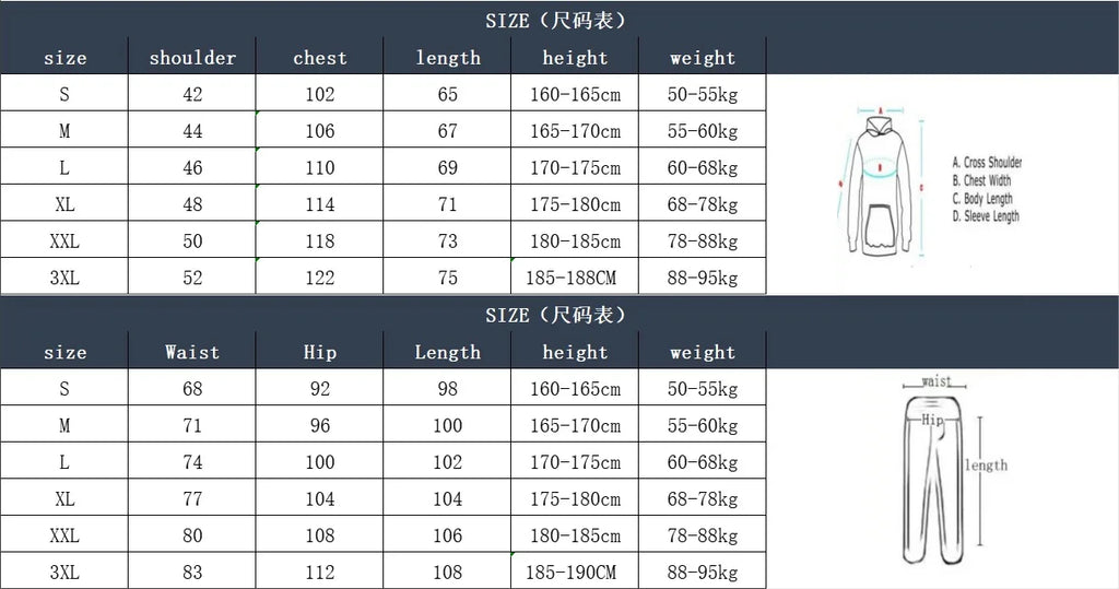 Spring and Autumn men's casual suit hooded sweatshirt and sweatpants 2-in-1 comfortable suit suitable for both men and women