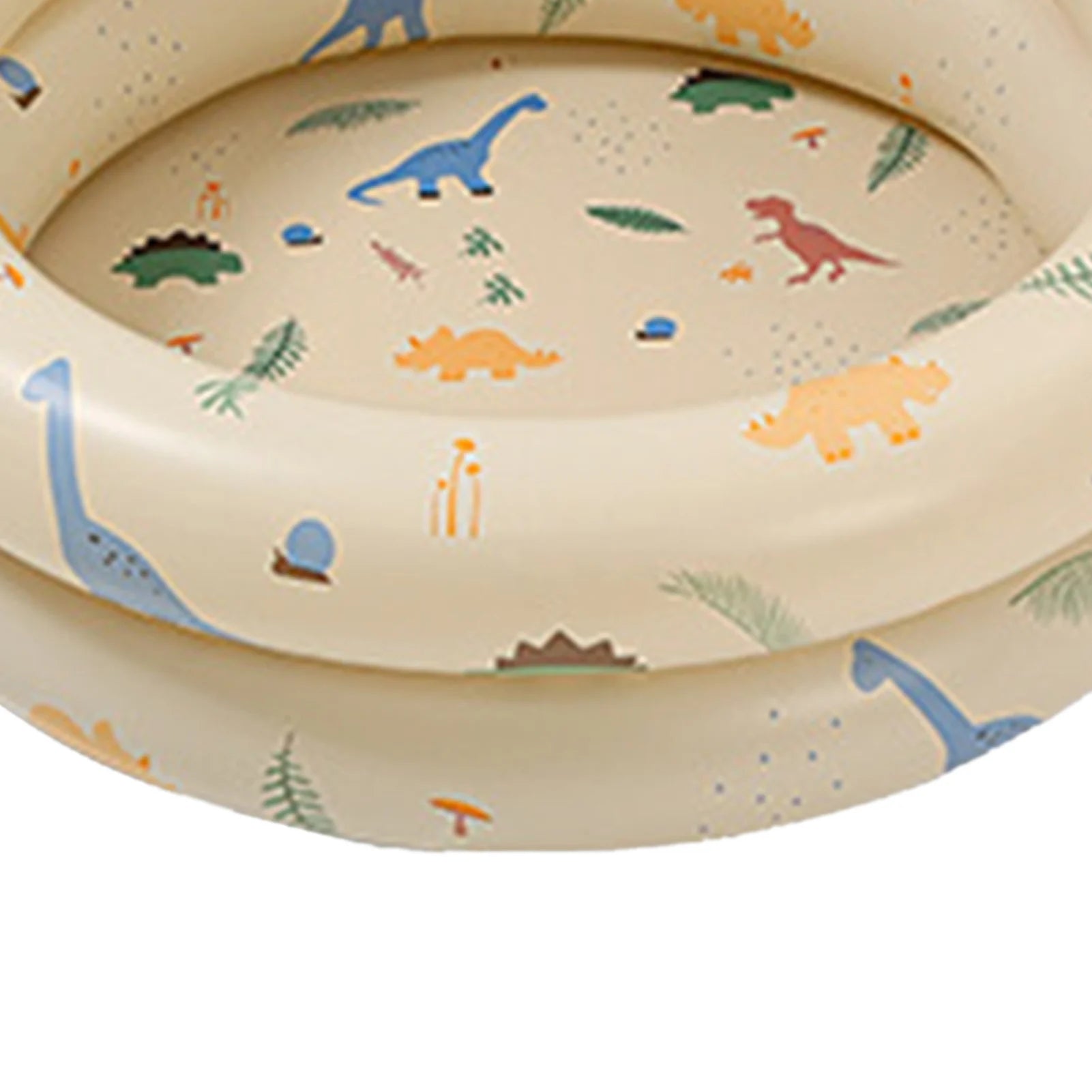 Inflatable Play Pool Family Cute Style Thickened PVC Blow Up Pool For Children 3 To 6 Years Old Should Be Accompanied By Parents
