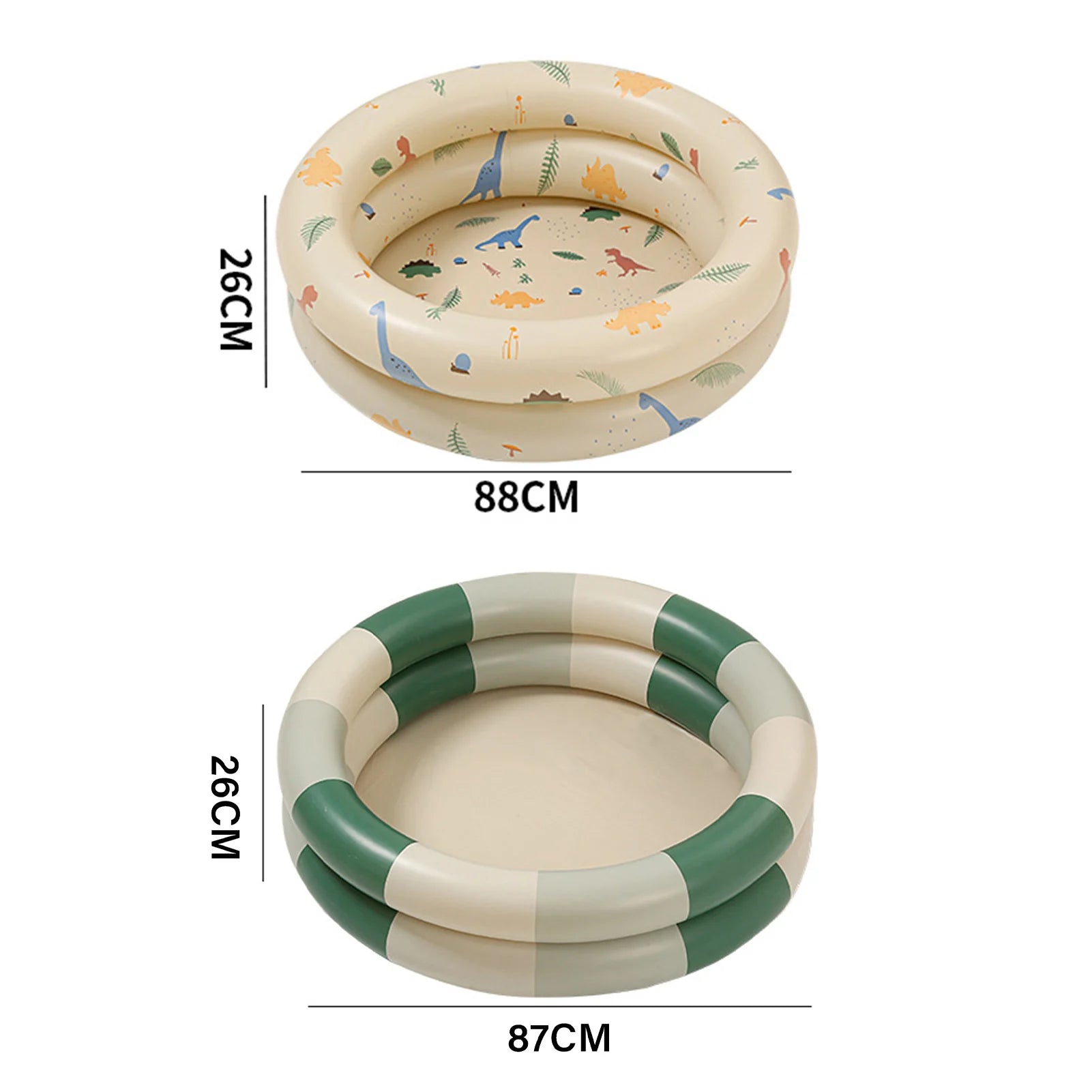 Inflatable Play Pool Family Cute Style Thickened PVC Blow Up Pool For Children 3 To 6 Years Old Should Be Accompanied By Parents