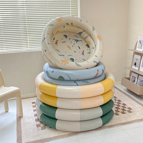 Baby Inflatable Swimming Pool Inflatable Pool Baby Retro Blow Up Swimming Pool Family Cute  Thickened Water Pool