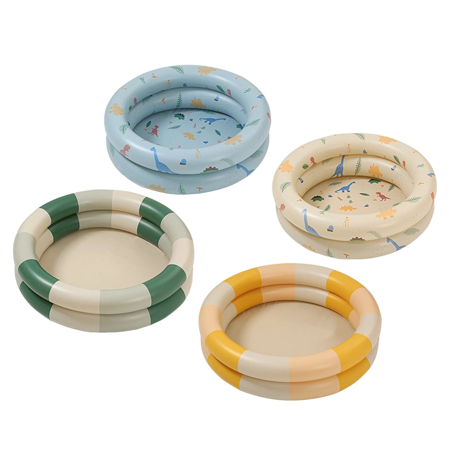 Inflatable Play Pool Family Cute Style Thickened PVC Blow Up Pool For Children 3 To 6 Years Old Should Be Accompanied By Parents