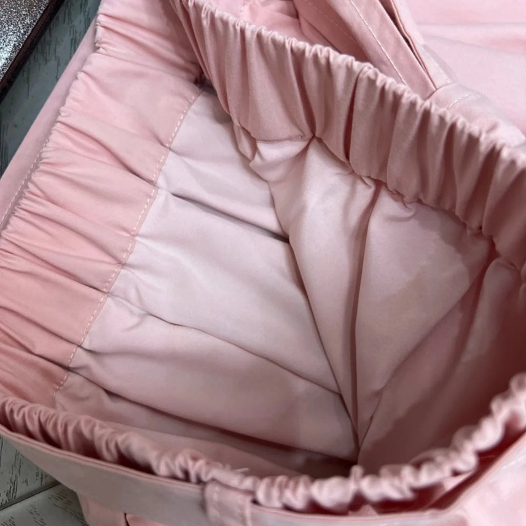 Women's Summer New Lotus Pink Belted A-Line Flared Skirt