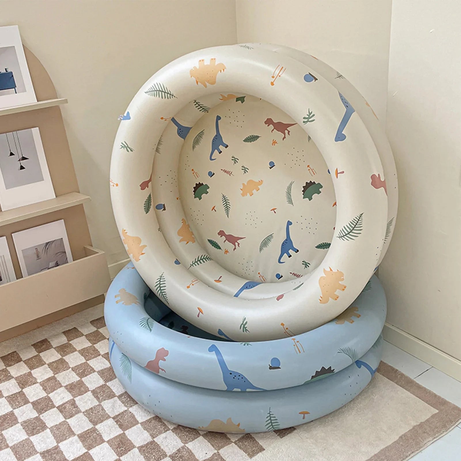 Baby Inflatable Swimming Pool Inflatable Pool Baby Retro Blow Up Swimming Pool Family Cute  Thickened Water Pool