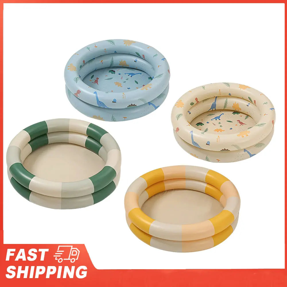 Baby Inflatable Swimming Pool Inflatable Pool Baby Retro Blow Up Swimming Pool Family Cute  Thickened Water Pool