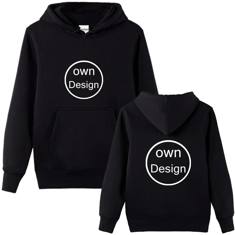 Your Own Design Brand Logo Picture Personalized Hoodie Custom Men Women Text DIY Hoodies Sweatshirt Casual Hoody Clothes