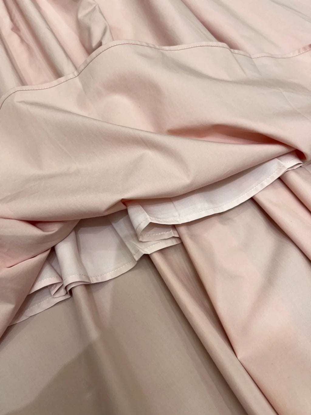 Women's Summer New Lotus Pink Belted A-Line Flared Skirt