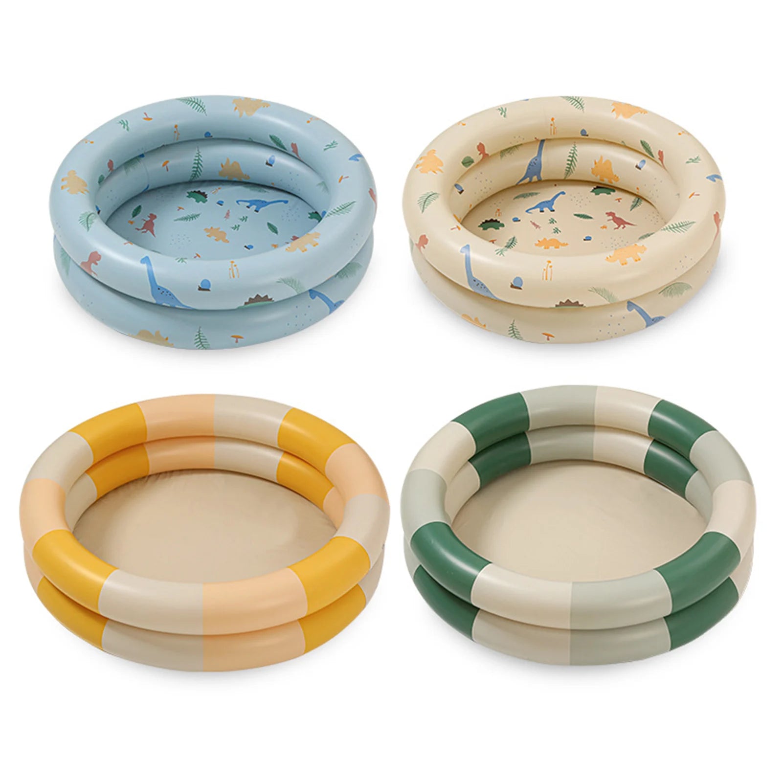 Inflatable Pool Baby Retro Blow Up Swimming Pool Family Cute Style Thickened Water Pool