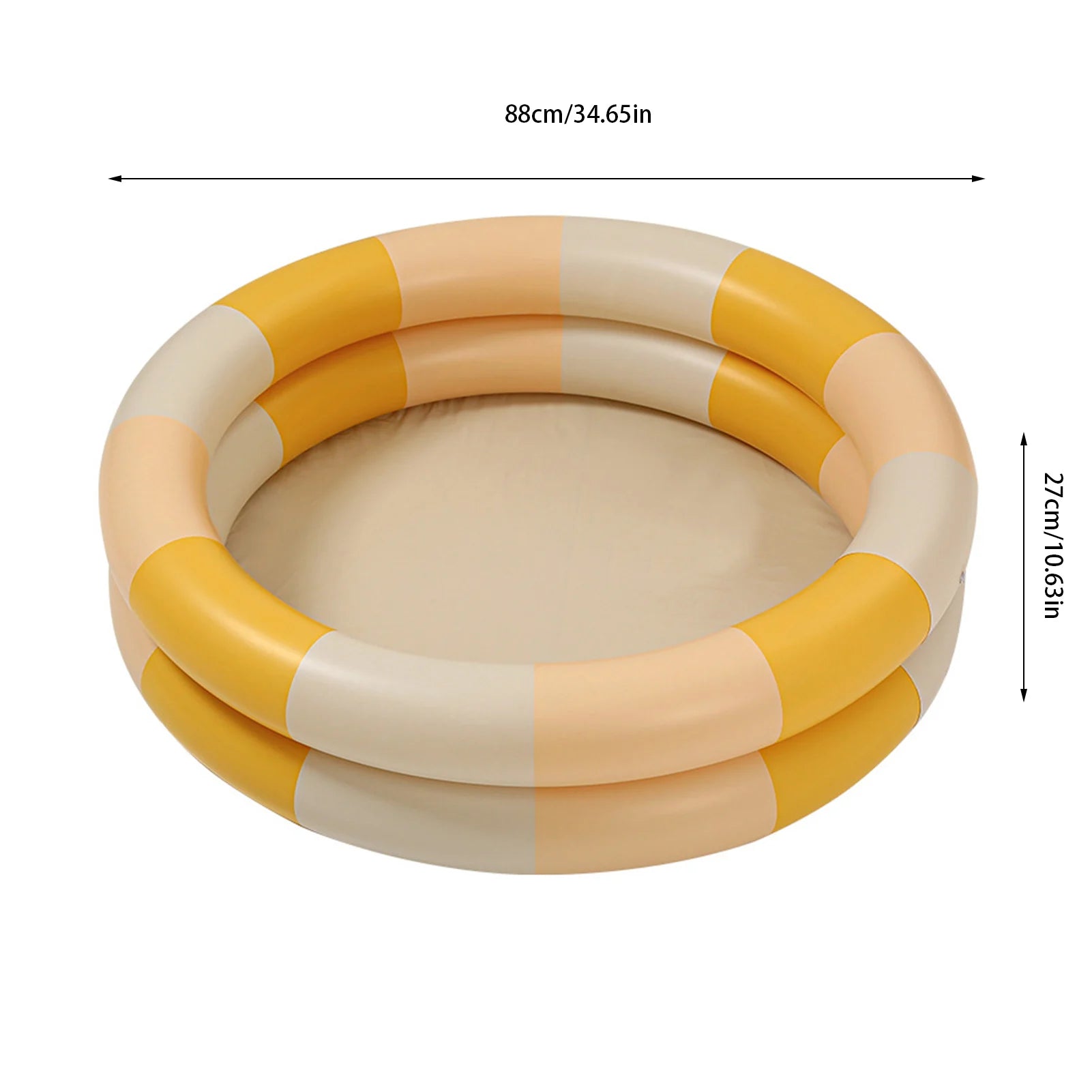 Inflatable Pool Baby Retro Blow Up Swimming Pool Family Cute Style Thickened Water Pool