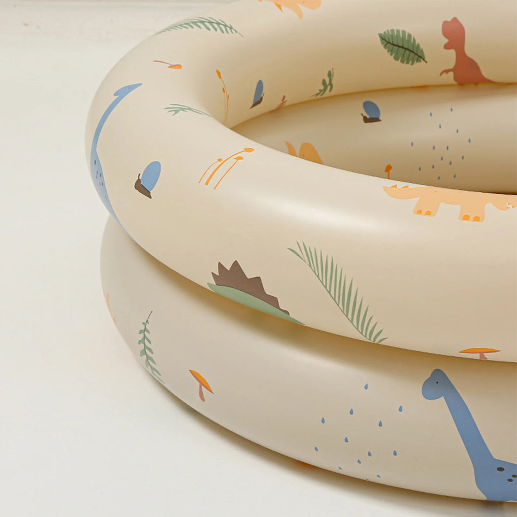 Inflatable Pool Baby Retro Blow Up Swimming Pool Family Cute Style Thickened Water Pool